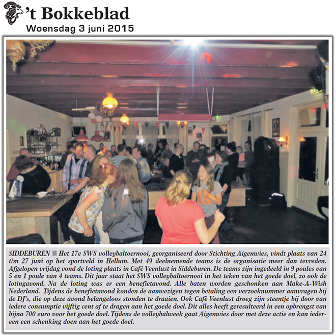 Artikel 't Bokkeblad 03-06-2015